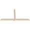 Ekena Millwork Eugene Smooth Timber Gable Bracket, Douglas Fir, 108"W x 58"H x 3 1/2"D x 5 1/2"F, 13/12 Pitch GBW108X58X0406EUG00SDF - alternate 3